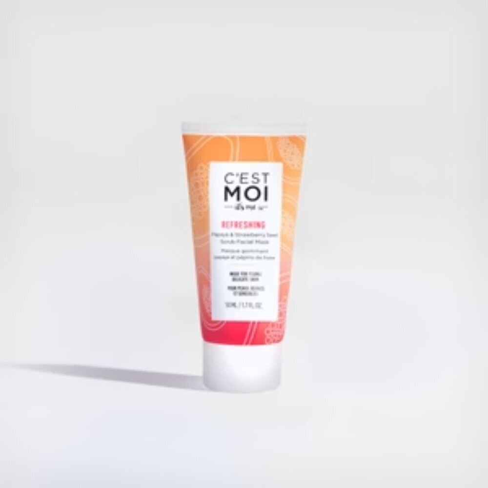 C'est Moi Refreshing Papaya & Strawberry Seed Facial Mask - Picture 2 of 5